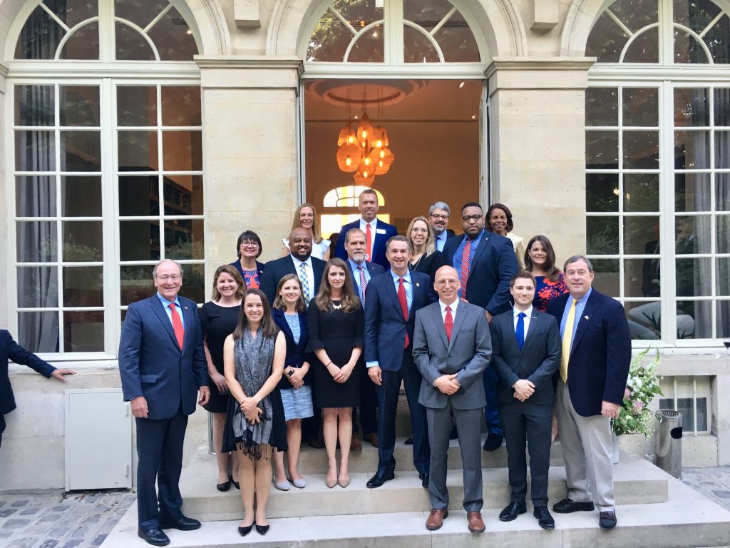Virginia delegation at the 2019 Paris Air Show