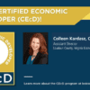 Colleen Kardasz Receives Designation of Certified Economic Developer from the International Economic Development Council